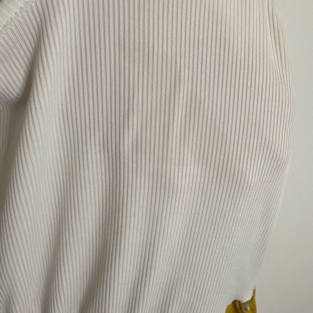 White and Yellow Casual Maxi Sundress - Picture 3 of 3